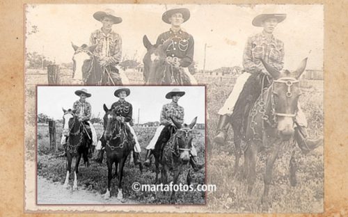 Foto antiga restaurada.